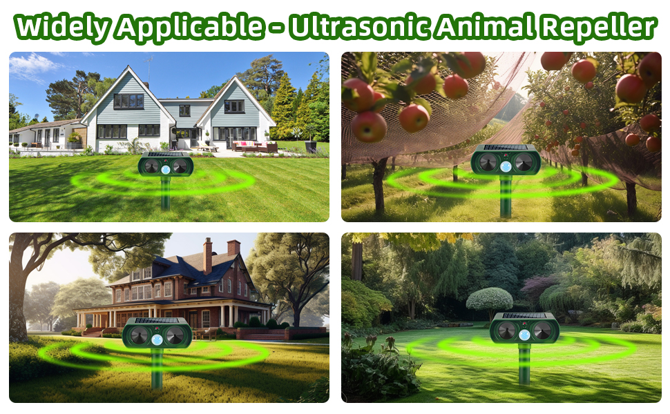 Infrared Solar Powered Animal Pest Repeller