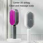 3D Air Cushion Massager Hairbrush With Self-Cleaning Feature