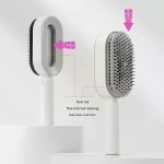 3D Air Cushion Massager Hairbrush With Self-Cleaning Feature