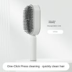 3D Air Cushion Massager Hairbrush With Self-Cleaning Feature