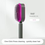 3D Air Cushion Massager Hairbrush With Self-Cleaning Feature