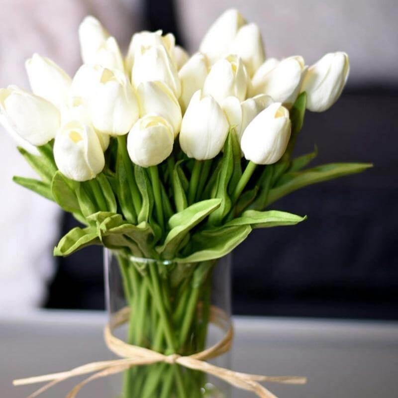 10X Artificial Tulips Flowers