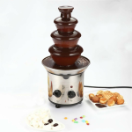 4 Tier Chocolate Fondue Fountain Stainless Steel Machine