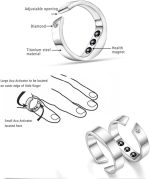 Anti Snoring Ring,Anti Snoring Ring Stopper Sleeping Breath Aid Acupressure Treatment For Stop Snore Device M,Without Side Effects