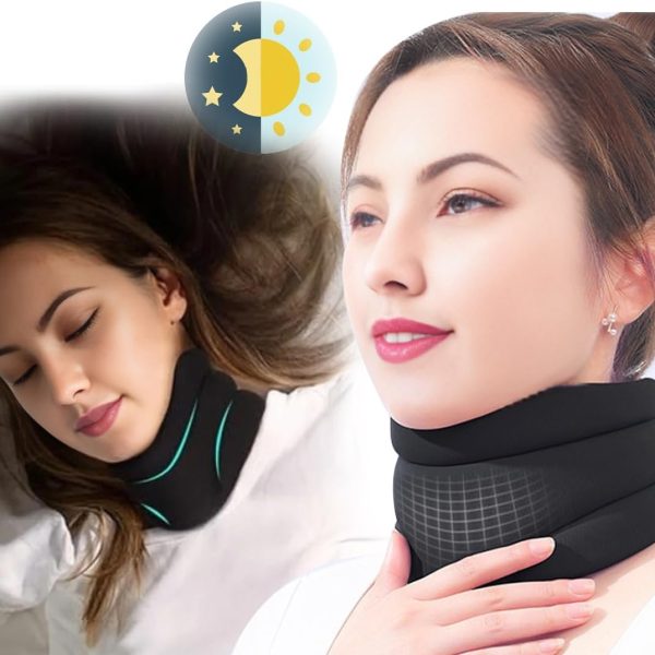 Neck Brace, Cervi Correct Neck Brace For Sleeping Anti Snoring And Neck Pain Support Upgrade 3D Soft Foam Cervical Neck Collar Men Woman