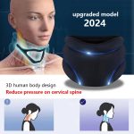 Neck Brace, Cervi Correct Neck Brace For Sleeping Anti Snoring And Neck Pain Support Upgrade 3D Soft Foam Cervical Neck Collar Men Woman