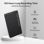 128Gb Digital Voice Recorder Vivaniir, 350 Hours Long Recording Time (2500Mah Massive Battery), Usb-C Voice Activated Recorder With Playback And Noise Reduction, Ideal For Meeting Interview Lecture