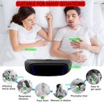 Anti Snoring Device Intelligent Snoring Solution Smart Electric Throat Effective Snore Stopper Good Sleep Aid Device For Men And Women Reduce Snoring With 6 Modes