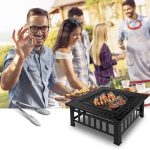 3 In 1 Wood Burning Outdoor Fire Pit - Patio Wood Fireplace