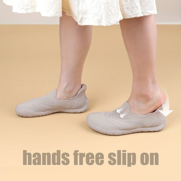 Women'S Breathable Slip-On Hands- Loafers Wide Toe Box