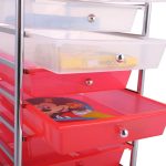 10 Drawer Rolling Storage Organizing Cart