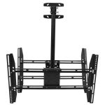 Adjustable Flip Down Ceiling Hanging Tv Mount 37 In - 70 In