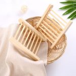 Wooden Shower Bar Soap Holder Dish