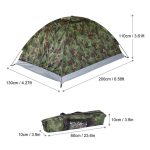 10'X30' Lightweight Waterproof Dome Tent For 2-3 People